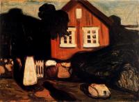 Munch, Edvard - Casa en claro de luna